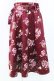 画像1: axes femme / 花柄プリントベロアスカート  ボルドー T-25-12-25-024-AX-SK-SA-ZT (1)