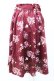 画像2: axes femme / 花柄プリントベロアスカート  ボルドー T-25-12-25-024-AX-SK-SA-ZT (2)