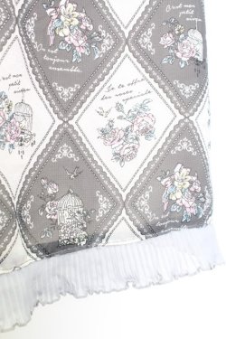 画像4: axes femme / アーガイル裾フリルスカート M グレー T-25-12-25-026-AX-SK-SA-ZT