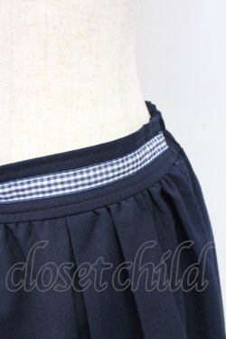 画像3: axes femme POETIQUE / メルヘン刺繍スカート  ネイビーＸ白 T-25-12-25-028-AX-SK-SA-ZT