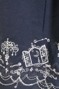 画像5: axes femme POETIQUE / メルヘン刺繍スカート  ネイビーＸ白 T-25-12-25-028-AX-SK-SA-ZT