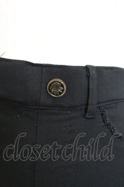 画像3: axes femme / 裾レースストレッチパンツ M 黒 T-25-12-25-036-AX-PA-SA-ZT