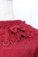 画像3: axes femme kawaii / レーシーフリルニットプル M ボルドー T-25-12-25-004-AX-TO-SA-ZT (3)