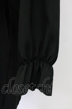 画像4: axes femme / レース配色Aラインワンピース M ブラック T-25-12-25-005-AX-OP-SA-ZT