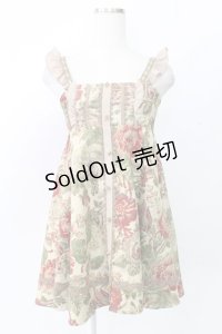 axes femme / ゴブラン柄チュニック  ブラウン T-25-12-25-008-AX-OP-SA-ZT