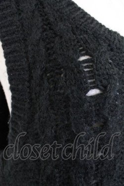 画像5: axes femme / ニット切替ワンピース B 黒Ｘ赤 T-25-12-25-009-AX-OP-SA-ZT