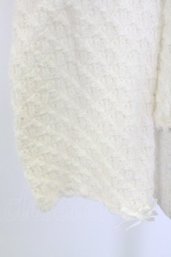 画像5: INGEBORG / お花ボタンニットカーディガン  アイボリー T-25-12-25-001-LO-TO-SA-ZT