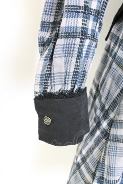 画像5: axes femme / モールチェック柄シャツワンピース M ネイビー T-25-12-25-014-AX-OP-SA-ZT