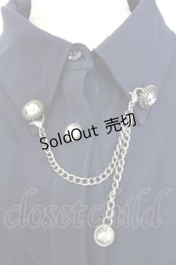 画像3: axes femme / テレスコーププリントケープ風ワンピース M ネイビー T-25-12-25-015-AX-OP-SA-ZT