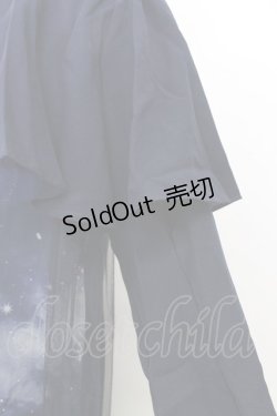 画像4: axes femme / テレスコーププリントケープ風ワンピース M ネイビー T-25-12-25-015-AX-OP-SA-ZT