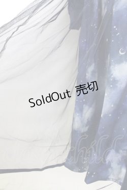 画像5: axes femme / テレスコーププリントケープ風ワンピース M ネイビー T-25-12-25-015-AX-OP-SA-ZT