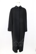 INGEBORG / 裏地ドットロングコート  黒 T-25-12-25-016-LO-CO-SA-ZT