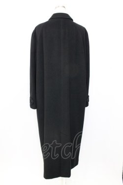 画像2: INGEBORG / 裏地ドットロングコート  黒 T-25-12-25-016-LO-CO-SA-ZT