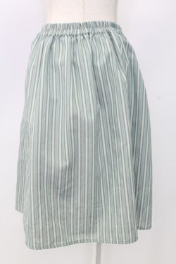 画像2: axes femme POETIQUE / ストライプリボンスカート  グリーン T-25-12-25-017-AX-SK-SA-ZT