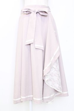 画像1: axes femme / ラッフルフリルスカート  ピンク T-25-12-25-018-AX-SK-SA-ZT