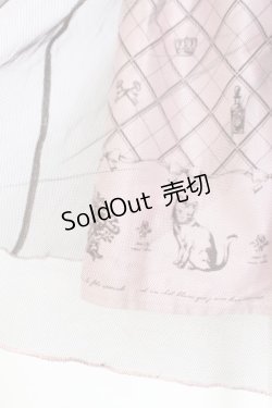 画像4: axes femme POETIQUE / チュール重ねねこ柄スカート M ピンク T-25-12-25-019-AX-SK-SA-ZT430