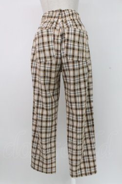 画像2: Candy Stripper / チェックゴムウエストパンツ 2 ベージュ T-25-12-26-025-PU-PA-SA-ZT