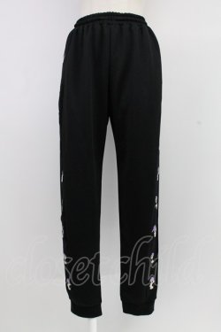 画像1: Candy Stripper / SUYA SUYA PANDA JERSEY パンツ 2 ブラック T-25-12-26-029-PU-CO-SA-ZT