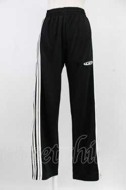 画像1: Candy Stripper / CND TRACK PANTS 2 ブラック T-25-12-26-030-PU-PA-SA-ZT