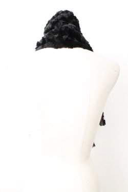 画像2: axes femme / プーちゃんマフラー  ブラック T-25-12-26-036-AX-ZA-SA-ZT