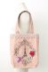 画像1: axes femme / ガーリーフレンチトートバッグ  ピンク T-25-12-26-037-AX-BG-SA-ZT (1)