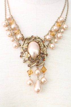 画像1: axes femme / グランドパールネックレス  アワピンク T-25-12-26-039-AX-AC-SA-ZT