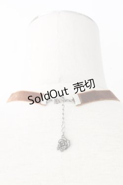 画像3: axes femme / ゴージャスビジューチョーカー  カーキ T-25-12-26-040-AX-AC-SA-ZT424F003