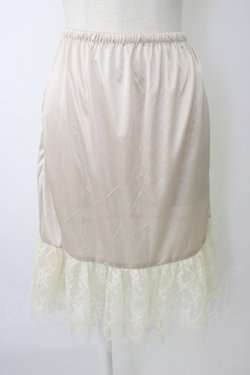 画像4: axes femme / 襟元パール編み上げニットワンピース M キナリ T-25-12-26-006-AX-OP-SA-ZT