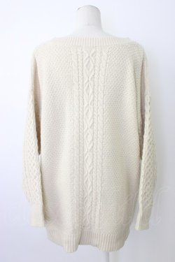 画像2: axes femme / 襟元パールニット M ベージュ T-25-12-26-007-AX-TO-SA-ZT