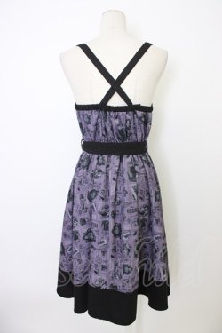 画像2: axes femme POETIQUE / ディズニーヴィランズ/ワンピース M パープル T-25-12-26-011-AX-OP-SA-ZT