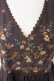 画像3: axes femme / 刺繍入りワンピース M ブラウン T-25-12-26-012-AX-OP-SA-ZT (3)