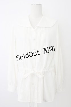 画像1: INGEBORG / ショーゼットセーラーカラーブラウス  アイボリー T-25-12-26-002-LO-BL-SA-ZT