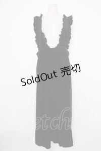 PINK HOUSE / スノーベロアジャンパースカート  黒 T-25-12-26-015-LO-OP-SA-ZT