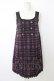 画像1: axes femme / ナポレオンチェックジャンパースカート  ピンクＸ黒 T-25-12-26-016-AX-OP-SA-ZT (1)