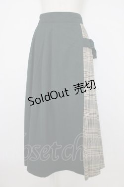 画像1: OLIVE des OLIVE / 切替プリーツスカート  グリーン T-25-12-26-020-0-SK-SA-ZT