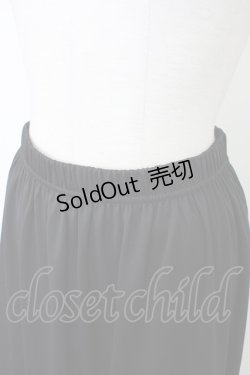 画像3: axes femme / ドットチュール使いペチスカート M ブラック T-25-12-26-021-AX-SK-SA-ZT