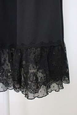 画像4: axes femme / ドットチュール使いペチスカート M ブラック T-25-12-26-021-AX-SK-SA-ZT