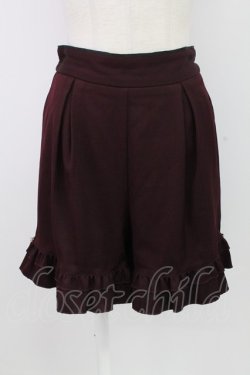 画像4: axes femme / キャット刺繍セットアップ  ボルドーＸ黒 T-25-12-26-023-AX-OP-SA-ZT