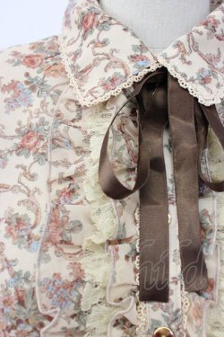 画像3: axes femme / ミュルーズ染色美術館コラボブラウス  ブラウン T-25-12-27-003-AX-BL-SA-ZT