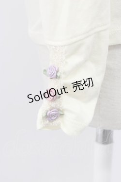 画像4: axes femme / 袖プチバラ使いトップス  アイボリー T-25-12-27-001-AX-TO-SA-ZT506