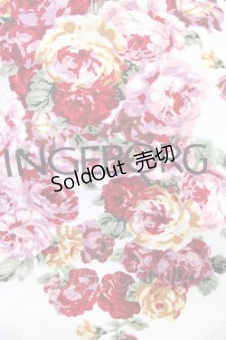 画像3: INGEBORG / 花&チェック大判スカーフ  ベージュ T-25-12-28-026-LO-ZA-SA-ZT450