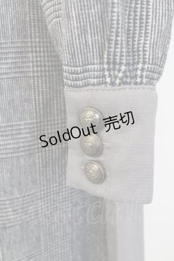 画像4: axes femme / バイカラーシャツワンピース  ネイビー T-25-12-28-003-AX-OP-SA-ZT