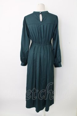 画像2: axes femme / チャイナ×オーナメント柄ワンピース  ブルーグリーン T-25-12-28-005-AX-OP-SA-ZT