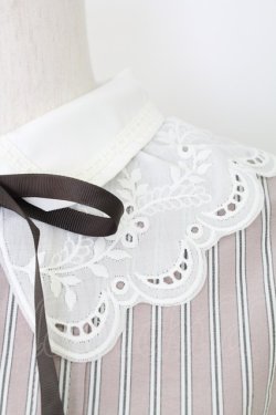 画像3: axes femme POETIQUE / レース襟ストライプブラウス  ピンクＸ白 T-25-12-28-001-AX-BL-SA-ZT