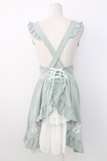 画像2: Amavel / Fancy POP Daydreamレイヤードスカート  グリーン T-25-12-28-008-CA-SK-SA-ZH (2)