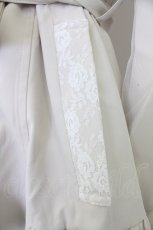 画像3: axes femme POETIQUE / フリル襟ガーリートレンチ M 生成り T-25-12-28-010-AX-CO-SA-ZT531 (3)