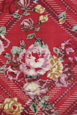 画像4: INGEBORG / バラ&チェックハンドバッグ  レッド T-25-12-28-015-LO-BG-SA-ZT