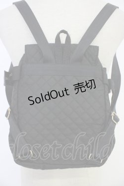 画像2: INGEBORG / ロゴリボンリュック  ブラック T-25-12-28-019-LO-BG-SA-ZT