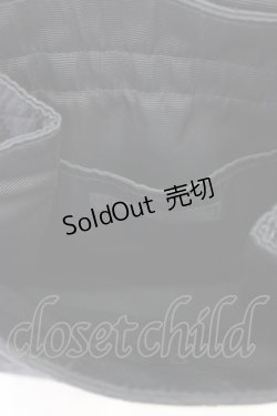 画像5: INGEBORG / ロゴリボンリュック  ブラック T-25-12-28-019-LO-BG-SA-ZT