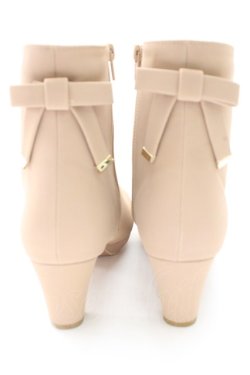 画像3: F&A / バックリボンプレーンブーツ L ピンクベージュ T-25-12-29-004-LO-SH-SA-ZT